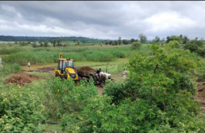 तहसील चांद के ग्राम सलैया में अवैध उत्खनन करते पाये जाने पर 01 वाहन जेसीबी मशीन व 01 ट्रेक्टर ट्रॉली जप्त