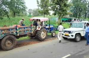 दमुआ में रेत माफिया में पर बडी कार्यवाही,रेत का अवैध उत्खनन और परिवहन करना पड़ा महंगा,