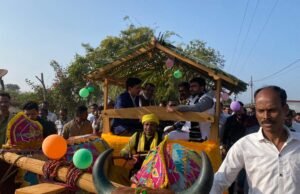 मंत्रोच्चार और शंख ध्वनि के साथ खुले गुमतरा होम स्टे के दरवाजे..