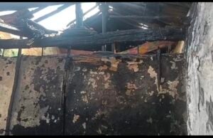 राजगुरु पिपरिया में लगी भीषण आग दो मकान जल कर हुए खाक