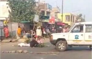 बाइक की टक्कर से एक बुजुर्ग व्यक्ति की मौत: परिजनों ने सारना में शव रखकर चक्काजाम किया, वाहनों की लगी कतार…