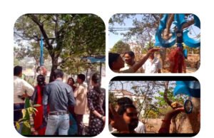 पी जी कॉलेज मंदिर में अद्भुत चमत्कार: त्रिशूल से निकल रहा अमृत जल!