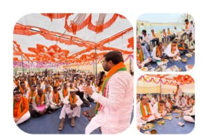 भाजपा के जमीनी कार्यकर्ताओं के साथ सतत् संपर्क, संवाद, सहभोज का अनूठा संगम: विवेक बंटी साहू