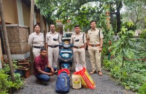 अवैध शराब का परिवहन कर रहे आरोपी को आबकारी दल ने पहुंचाया जेल…