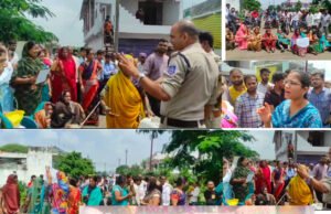 ग्रामीणों ने जल संकट लेकर किया चक्का जाम,