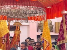 छिंदवाड़ा की सुख,शांति समृद्धि की कामना के साथ सांसद बंटी विवेक साहू ने दादा भक्तों के साथ दादाजी दरबार में टेका माथा