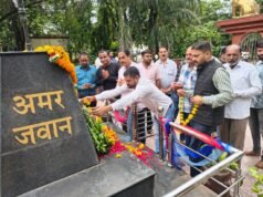 कारगिल विजय दिवस पर शहीदों को दी श्रद्धांजलि..