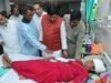 दुर्घटना पीड़ितों के बीच पहुंचे मुख्यमंत्री, परिजनों को दिया सहारा