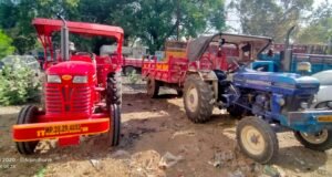 अवैध रेत उत्खनन पर सख्त कार्रवाई, दो ट्रैक्टर जप्त