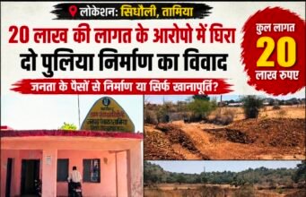20 लाख की दो पुलियाओं पर उठे सवाल: ग्रामीणों ने गुणवत्ता और जरूरत पर जताई आपत्ति, जांच की मांग