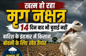 खत्म हो रहा मृग नक्षत्र, 14 दिन बाद भी बुवाई नहींबारिश के इंतजार में किसान, बोवनी के लिए खेत तैयार, सूखे पड़े खेतों ने बढ़ाई चिंता