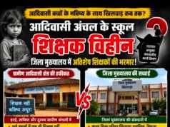आदिवासी अंचल के स्कूल शिक्षक विहीन, जिला मुख्यालय में अतिशेष शिक्षकों की भरमार….!