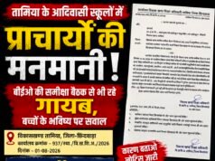 तामिया के आदिवासी स्कूलों में प्राचार्यों की मनमानी! बीईओ की समीक्षा बैठक से भी रहे गायब, बच्चों के भविष्य पर सवाल..
