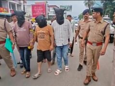 हनीट्रैप गिरोह का भंडाफोड़,दो महिलाओं सहित पांच गिरफ्तारदेहात थाना क्षेत्र का मामला