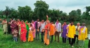 सावन में धर्ममय हुआ बींझावाड़ा, सैकड़ों कांवड़ियों ने पैदल पहुंचकर रत्नेश्वर महादेव का किया जलाभिषेक..