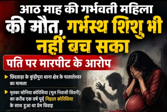 गर्भवती महिला की मौत, गर्भस्थ शिशु भी नहीं बच सका; पति पर मारपीट के आरोप…