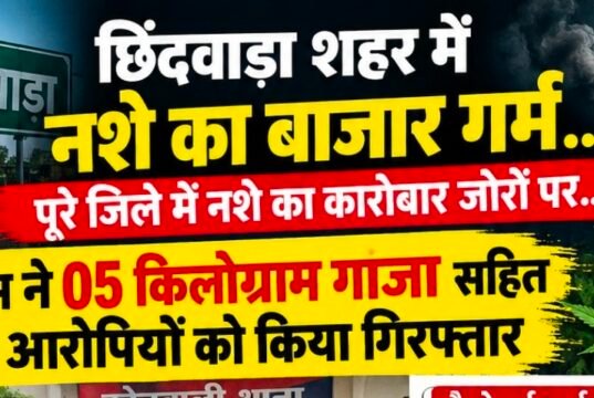 छिंदवाड़ा में नशे के कारोबार पर पुलिस की कार्रवाई ,5 किलो गांजा के साथ दो आरोपी गिरफ्तार, सप्लायर की तलाश तेज..